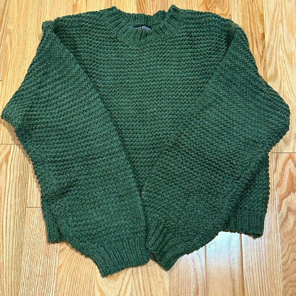 NWT Rowena Green Sweater by Kittenish